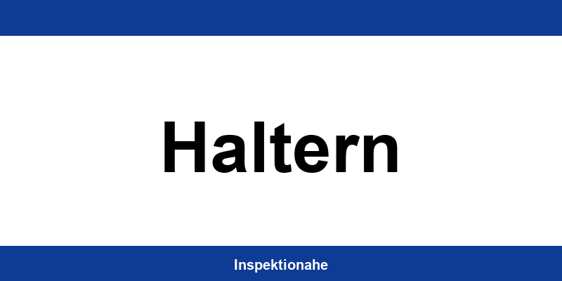 Kontakt TÜV NORD Station in Haltern