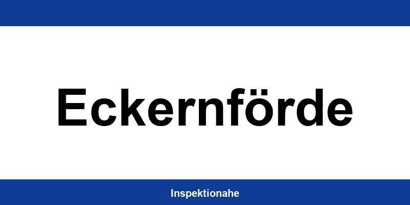 Kontakt TÜV NORD Station in Eckernförde