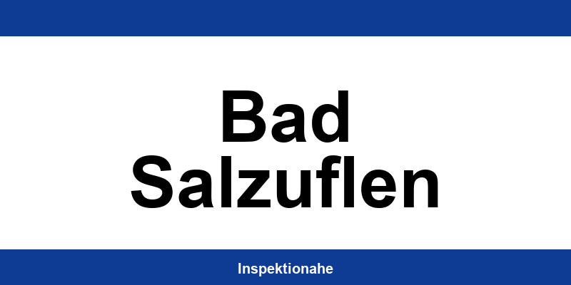 Kontakt TÜV NORD Station in Bad Salzuflen