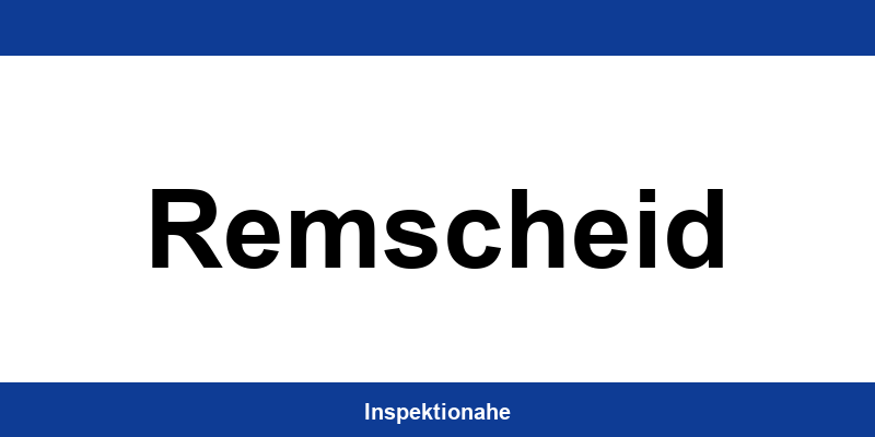 Kontakt TÜV NORD Station in Remscheid