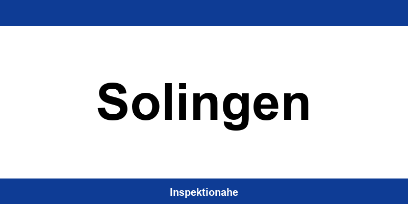 Kontakt TÜV NORD Station in Solingen