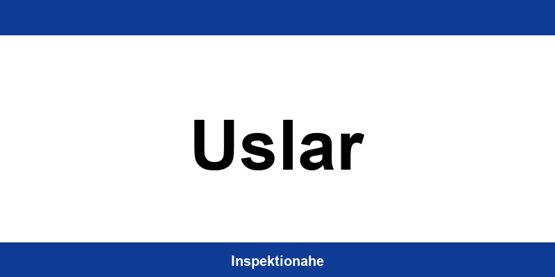 Kontakt TÜV NORD Station in Uslar