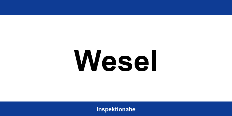 Kontakt TÜV NORD Station in Wesel