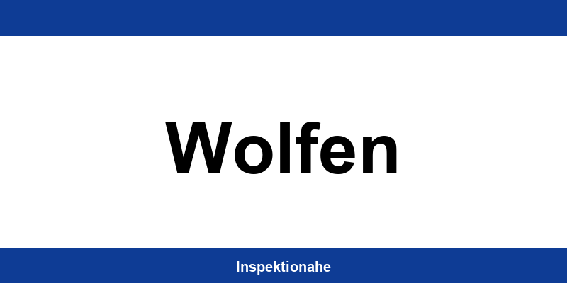 Kontakt TÜV NORD Station in Wolfen