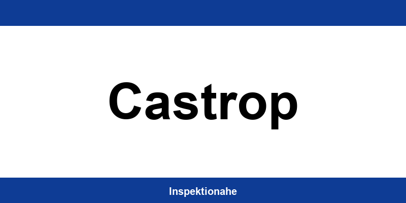 Kontakt TÜV NORD Station in Castrop