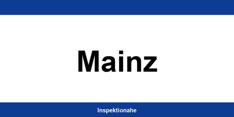 Kontakt TÜV NORD Station in Mainz